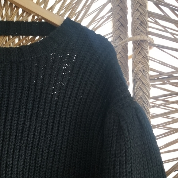 Puff Sleeve Sweater Dress - Picture 4 of 6